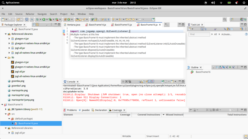 reshape, dispose, and display methods
