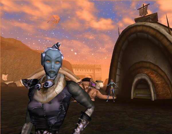 personaje-piel-azul-atardecer